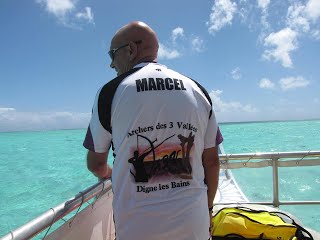 Un archer à Bora Bora